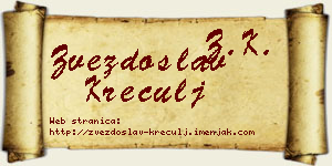 Zvezdoslav Kreculj vizit kartica